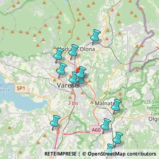 Mappa Via Pola, 21100 Varese VA, Italia (4.0925)