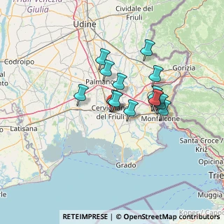 Mappa Via Amerigo Vespucci, 33052 Cervignano del Friuli UD, Italia (10.16)
