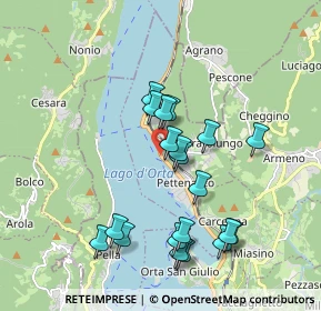 Mappa Via Provinciale, 28028 Pettenasco NO, Italia (1.7905)