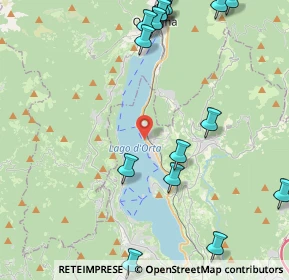 Mappa Via Provinciale, 28028 Pettenasco NO, Italia (5.9975)