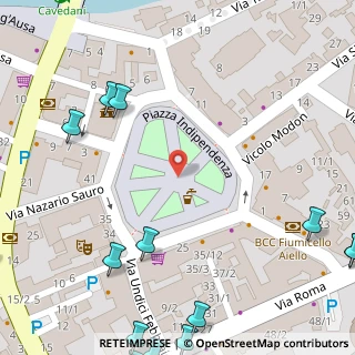 Mappa Piazza Indipendenza, 33052 Cervignano del Friuli UD, Italia (0.133)