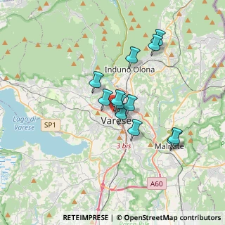 Mappa Via Giulio Cesare Procaccini, 21100 Varese VA, Italia (2.7475)