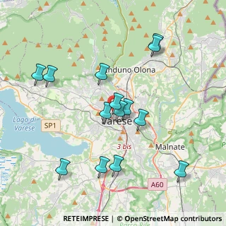 Mappa Via Giulio Cesare Procaccini, 21100 Varese VA, Italia (3.805)