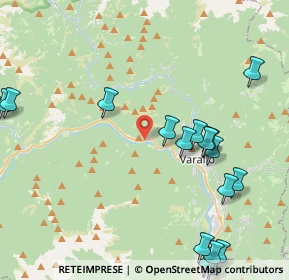 Mappa Via Provinciale, 13019 Varallo VC, Italia (5.8685)