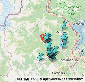 Mappa Via Provinciale, 13019 Varallo VC, Italia (11.4845)