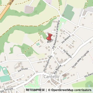 Mappa Via del nevedro 22/a, 21050 Cantello, Varese (Lombardia)