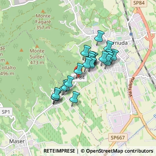 Mappa Via la Valle, 31041 Cornuda TV, Italia (0.63478)