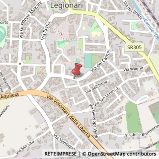 Mappa Via Giuseppe Verdi, 52, 34077 Ronchi dei Legionari, Gorizia (Friuli-Venezia Giulia)