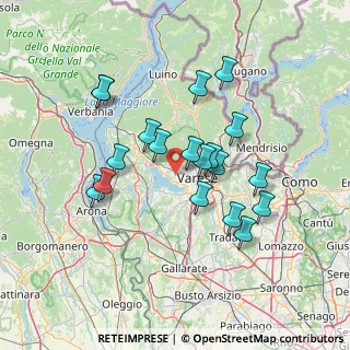 Mappa Via Rossini, 21020 Casciago VA, Italia (12.7)