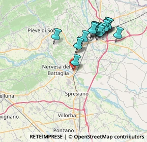 Mappa Via Pasubio, 31010 Ponte Della Priula TV, Italia (7.59667)
