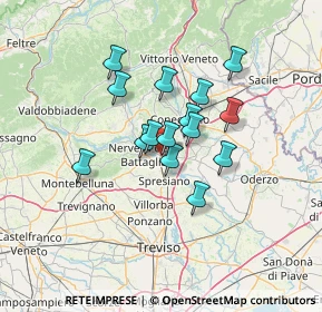 Mappa Via Pasubio, 31010 Ponte Della Priula TV, Italia (9.804)