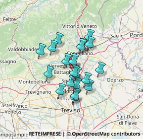 Mappa Via Pasubio, 31010 Ponte Della Priula TV, Italia (9.883)