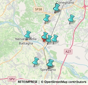 Mappa Via Pasubio, 31010 Ponte Della Priula TV, Italia (3.58273)