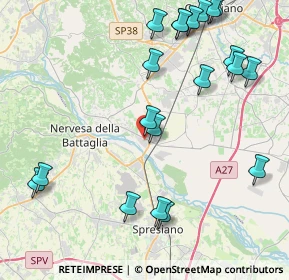 Mappa Via Pasubio, 31010 Ponte Della Priula TV, Italia (5.0515)