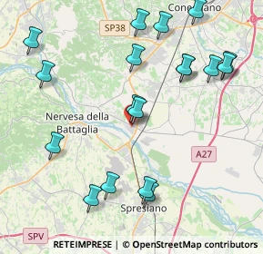 Mappa Via Pasubio, 31010 Ponte Della Priula TV, Italia (4.65333)