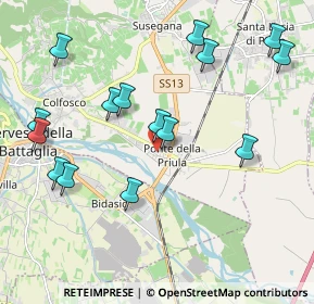 Mappa Via Pasubio, 31010 Ponte Della Priula TV, Italia (2.21867)