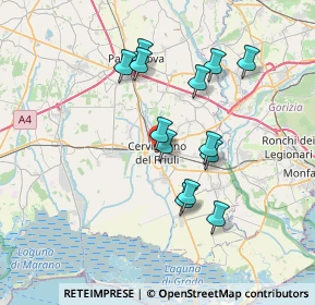 Mappa Via Primo Maggio, 33052 Cervignano del Friuli UD, Italia (6.32692)