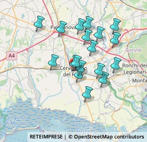 Mappa Via Primo Maggio, 33052 Cervignano del Friuli UD, Italia (6.11944)