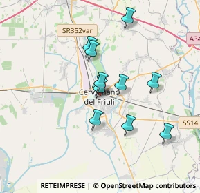 Mappa Via Primo Maggio, 33052 Cervignano del Friuli UD, Italia (2.74545)
