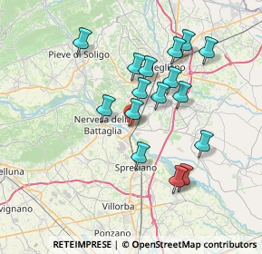 Mappa 31010 Ponte Della Priula TV, Italia (6.53063)