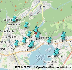 Mappa Strada Statale, 22030 Eupilio CO, Italia (1.92857)