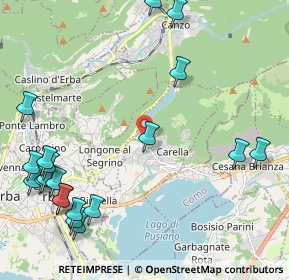 Mappa SS 42, 22030 Eupilio CO, Italia (2.8655)