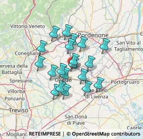 Mappa Piazza Francesco Dall'Ongaro, 31040 Mansuè TV, Italia (10.248)