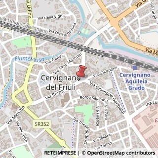 Mappa Via Roma,  93, 33052 Cervignano del Friuli, Udine (Friuli-Venezia Giulia)