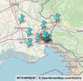 Mappa Via Venezia, 34077 Ronchi dei Legionari GO, Italia (7.31583)