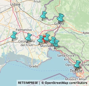 Mappa Via Venezia, 34077 Ronchi dei Legionari GO, Italia (14.37364)