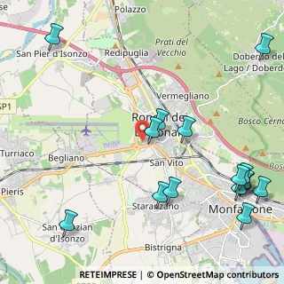 Mappa Via Venezia, 34077 Ronchi dei Legionari GO, Italia (2.81667)