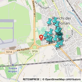 Mappa Via Venezia, 34077 Ronchi dei Legionari GO, Italia (0.3855)