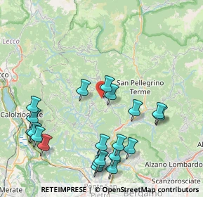 Mappa Via Lera, 24012 Val Brembilla BG, Italia (9.4385)