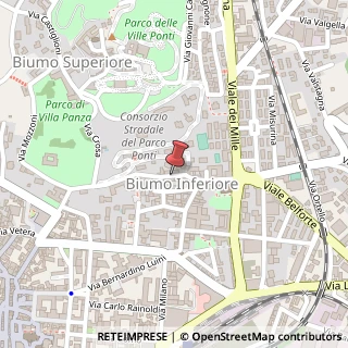 Mappa Via Belcora, 35, 21100 Varese, Varese (Lombardia)