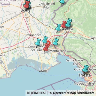 Mappa Via G. Garibaldi, 34070 Turriaco GO, Italia (22.534)