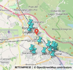 Mappa Via D'Annunzio Gabriele, 34077 Ronchi dei Legionari GO, Italia (1.90231)