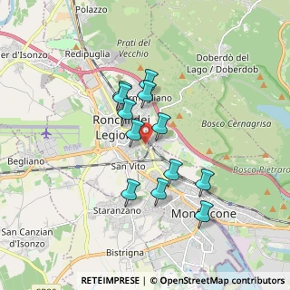 Mappa Via D'Annunzio Gabriele, 34077 Ronchi dei Legionari GO, Italia (1.42083)