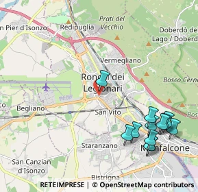Mappa Via IV Novembre, 34077 Ronchi dei Legionari GO, Italia (2.49)