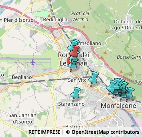 Mappa Via IV Novembre, 34077 Ronchi dei Legionari GO, Italia (2.01438)