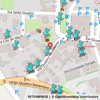 Mappa Via IV Novembre, 34077 Ronchi dei Legionari GO, Italia (0.09259)