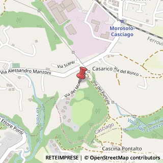 Mappa Via del mortirone 9/b, 21020 Casciago, Varese (Lombardia)
