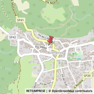 Mappa Via Monte Verlaldo, 42A, 28011 Armeno, Novara (Piemonte)