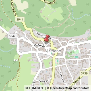 Mappa Vicolo Societ? Operaia,  6, 28011 Armeno, Novara (Piemonte)
