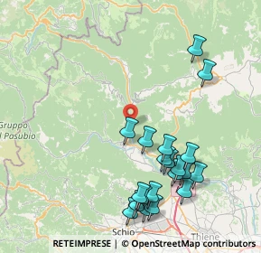 Mappa Via Camugara, 36011 Arsiero VI, Italia (8.8695)