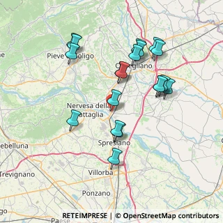 Mappa Via IV Novembre, 31058 Susegana TV, Italia (7.35158)