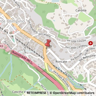 Mappa Via Bellinzona, 111, 22100 Como, Como (Lombardia)