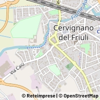Kartta Cervignano del Friuli