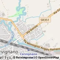 Karte Cervignano del Friuli