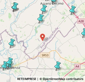 Mappa Via del Donatore, 33076 Pravisdomini PN, Italia (7.325)