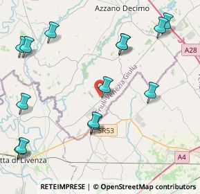 Mappa Via del Donatore, 33076 Pravisdomini PN, Italia (5.08714)